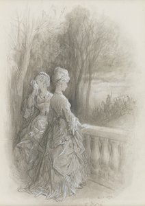Les Adieux, 1870 door Gustave Dore